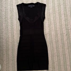 French Connection Black Bandage Dress Size 2
